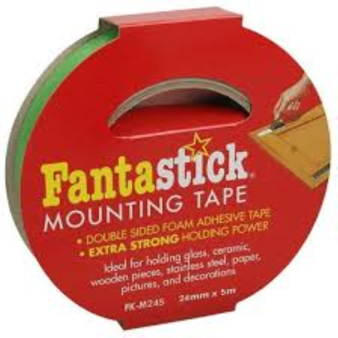 Fantastick Mounting Tape 1"x1m Box=24rol FK-M241N